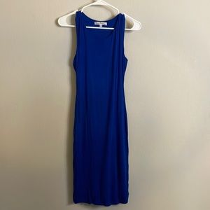 Blue Velvet Torch Dress